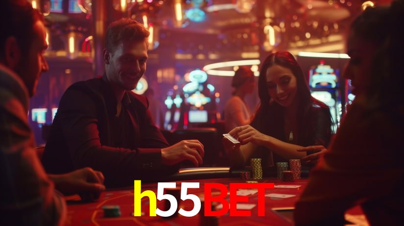 Interface do App h55bet